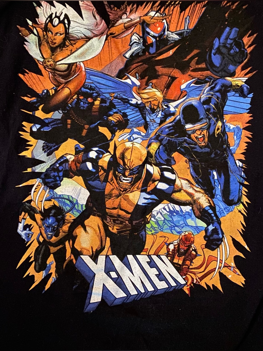 Marvel X-Men Graphic Tee - Black Size XL